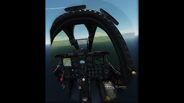 DCS A-10C crash landing with no left wing