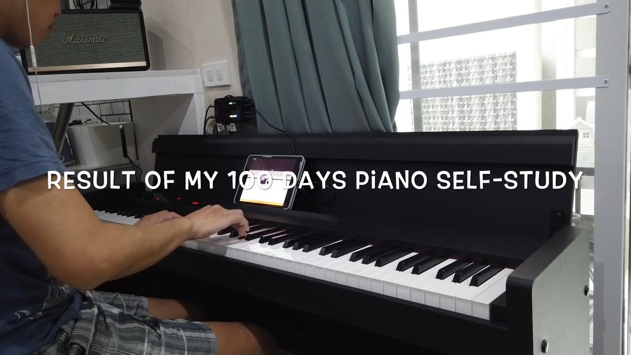 Result of my 100 days piano self-study using Flowkey & Simply Piano applications