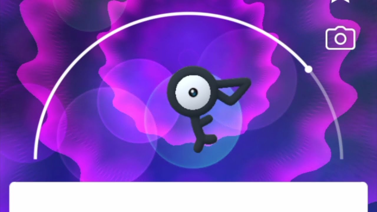 Pokemon GO Unown F Pokedex 360 Degree View