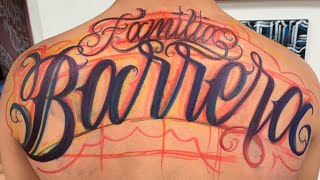HOW TO TATTOO/ FREE HAND LETTERING