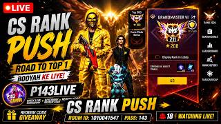 🔥 CS Rank Push | Free Fire Short Live 🔴 Solovs Squard #FreeFireLive #shortsfeed