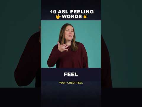 🤟 10 ASL Feeling Signs 💬