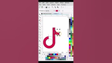 TIKTOK LOGO DESIGN TUTORIAL IN COREL DRAW #shorts #tiktok #youtubeshorts #viral #desiging