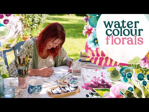 Inside Watercolor Florals: Q&A + Live Cherry Blossom Demo