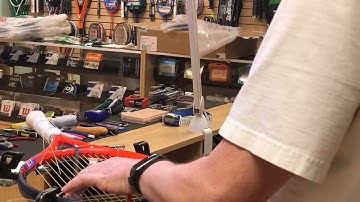 Time Lapse: How to String a Head Radical XTR Tennis Racquet (Scott Stephens)