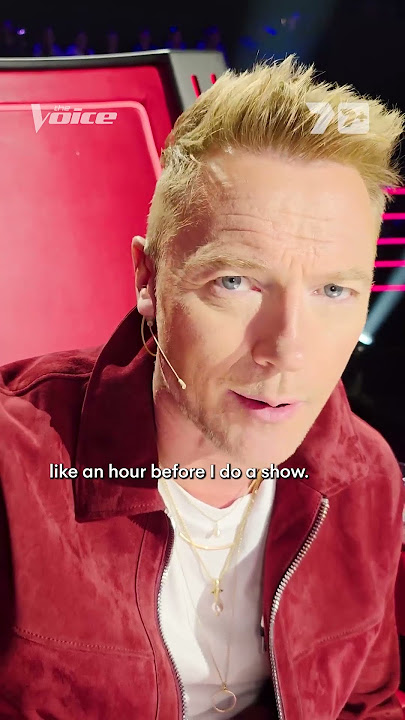 Ronan & Mel's Secrets To Warming Up | The Voice Australia #shorts