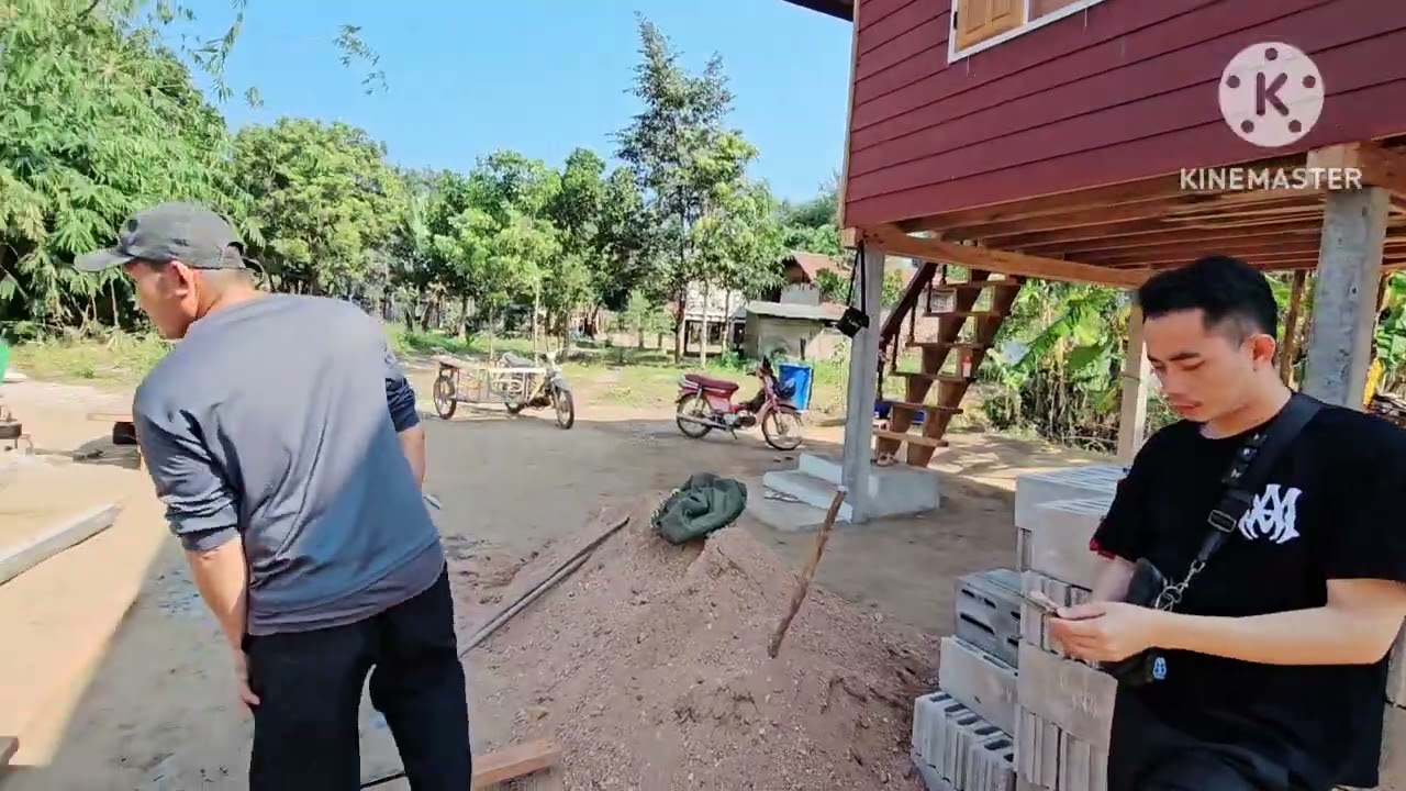 ช่างลงมือดำเนินการแต่เจ้าของบ้านต้องไปเอาแรง