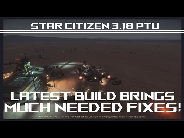 Latest Star Citizen  PTU patch brings some MUCH NEEDED FIXES - YouTube