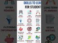 skills to learn for students. #viral #trending #youtube #viral short #youtube shorts #vlog