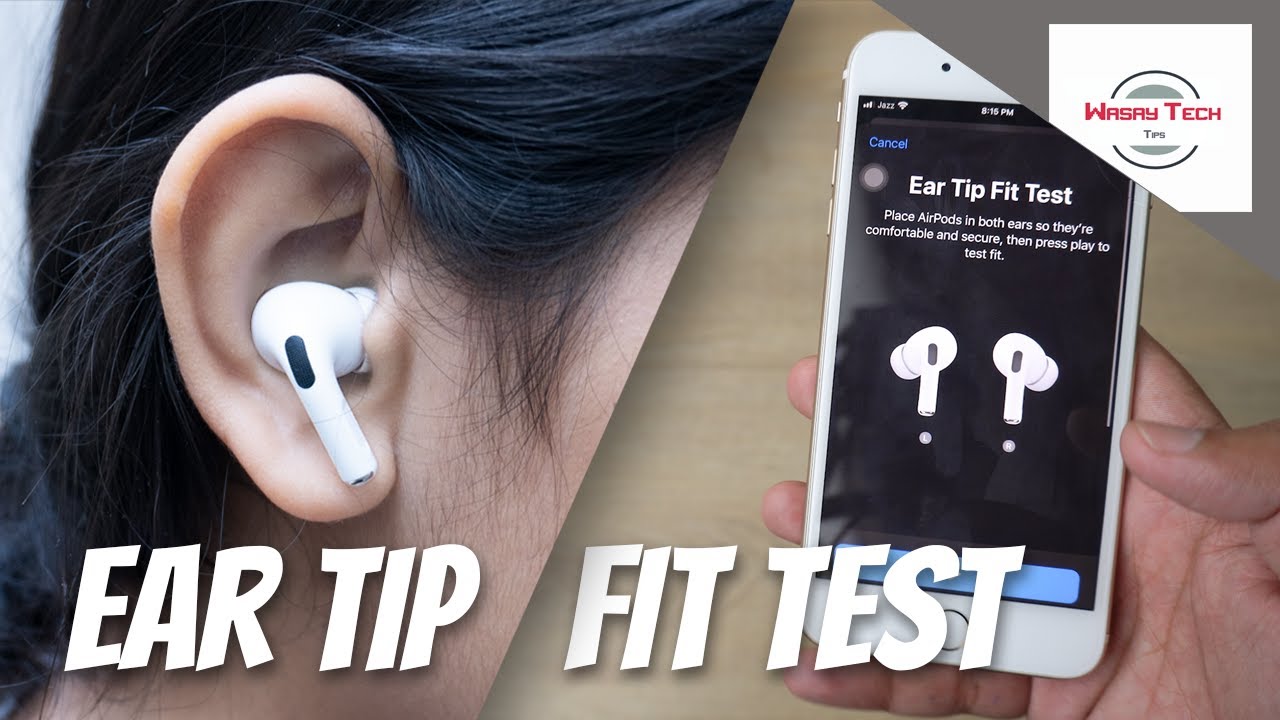 Airpods Pro Ear Tip Fit | Airpods Pro Fit Test - YouTube