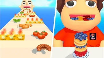 Sandwich Runner | Pancake Run New Trailers Max Levels Updates Mobile Video game iOS Android Gameplay