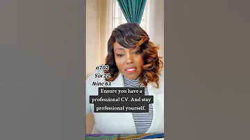 Have A Professional CV 0702622961 Missnyawiragiks Careercoachnyawira Jobvacancieske 