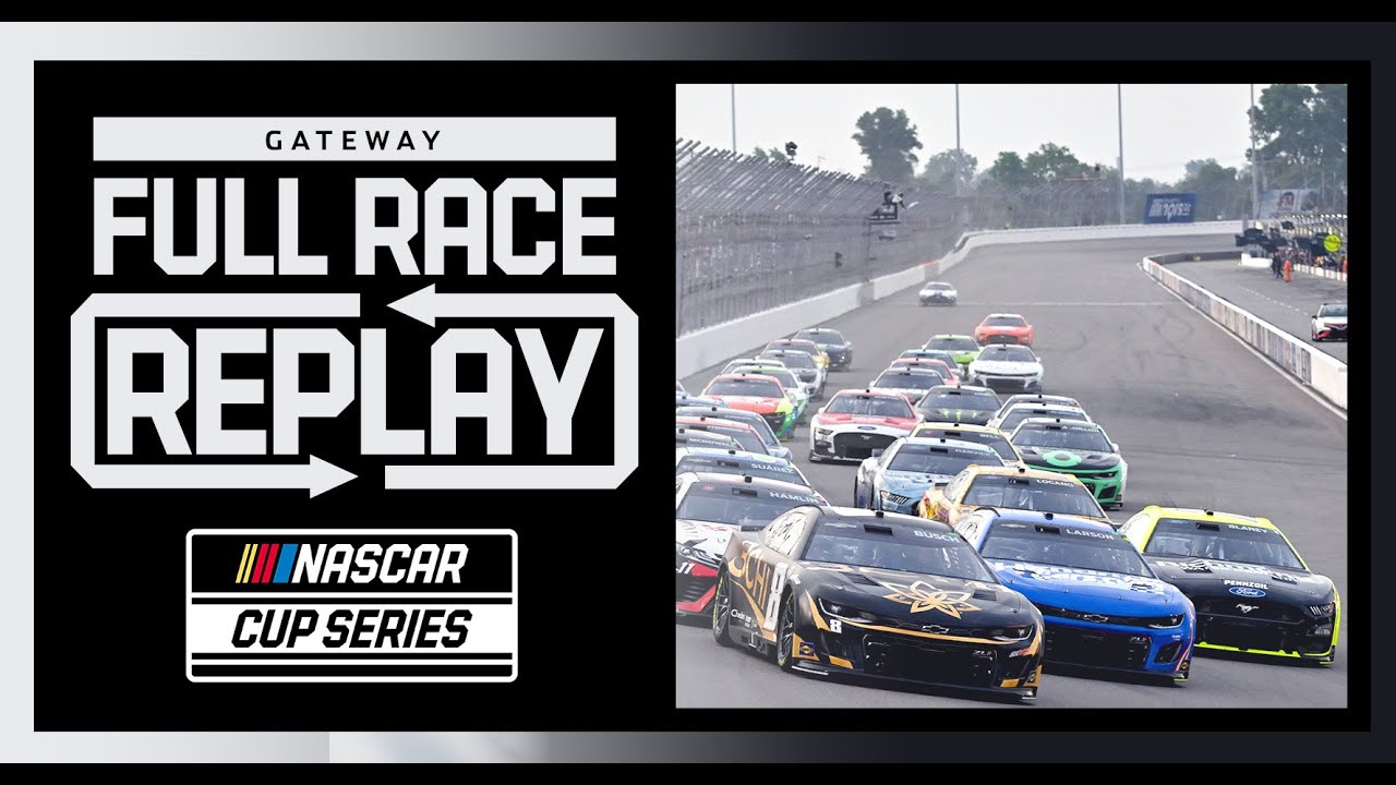 ⁣Enjoy Illinois 300 | NASCAR Cup Series Full Race Replay