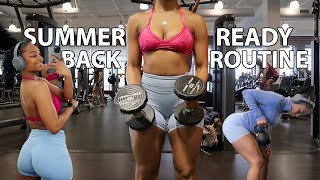 Grow your back + get rid of back fat w/ me | Beginner Women's Back Workout