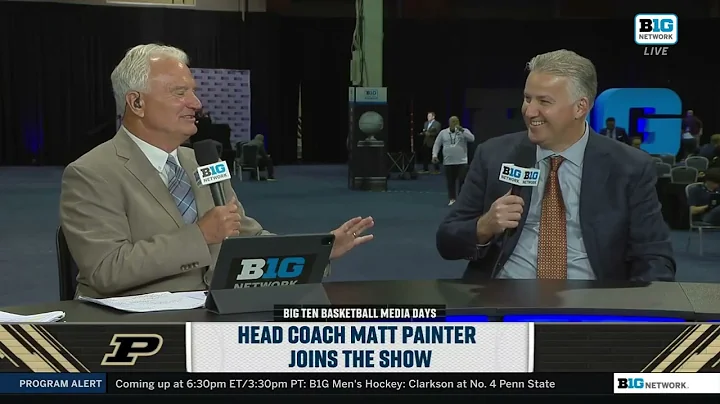 Painter at Big Ten Media Day