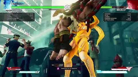 STREET FIGHTER V R.Mika Crush Counter command throw setup