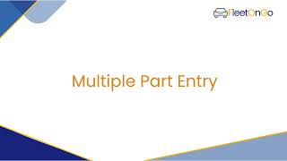 Multiple Spare Parts Entry