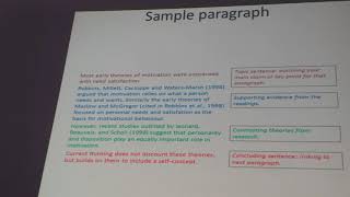 Integrating sources to write the literature review, part one ( Master I, Saida University)