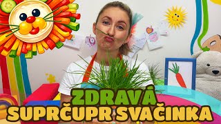 Zdravá suprčupr svačinka 🦁🥕 Zeleninový lev | Hrajeme si s Alenkou
