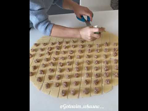 Пельмени ,быстрая лепка