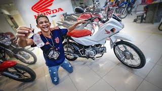 Ele Tem 14 Anos E Tirou Uma Pop110I Zero Da Honda