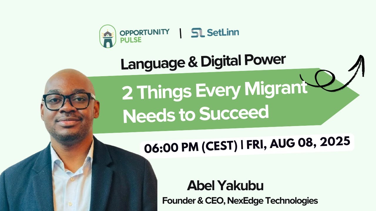Migrants in Germany: Master Language & Digital Skills │ Live Stream