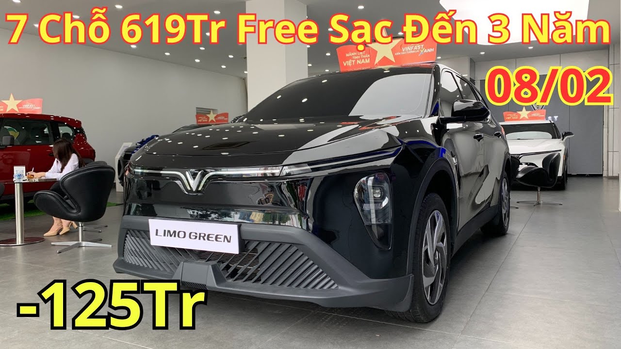 ✅Giá Khuyến Mại Vinfast Limo Green Tháng 2. 7 Chỗ 619Tr Free Sạc Đến 3 Năm  | Xegiatot24h