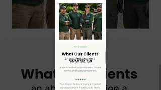 Landscaping Website Build | Clean Modern Web Design