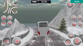 Snow Bus Driving Simulator 3D Android Gameplay HD screenshot 4