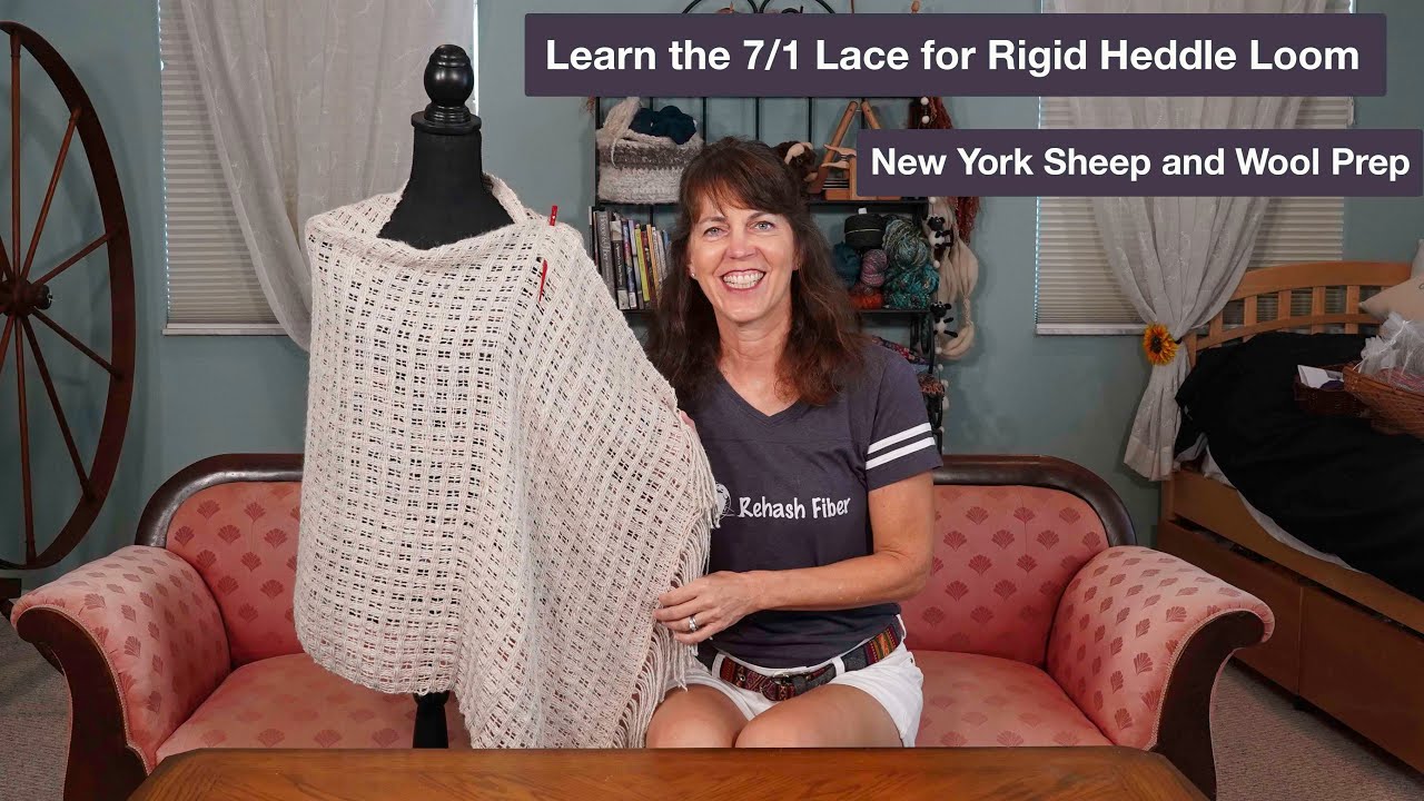 Научитесь плести кружево 7/1 на ткацком станке с жестким ремесел