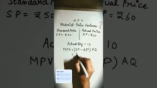 MPV in 20 secs #shortsfirst #Costing #Formula #commerce #cafoundation