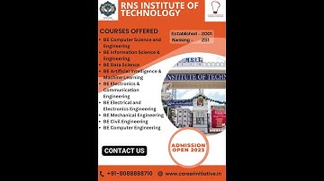 RNS Institute Of Technology || RNSIT Bangalore || rnsit bangalore || rnsit || rnsit admission 2022