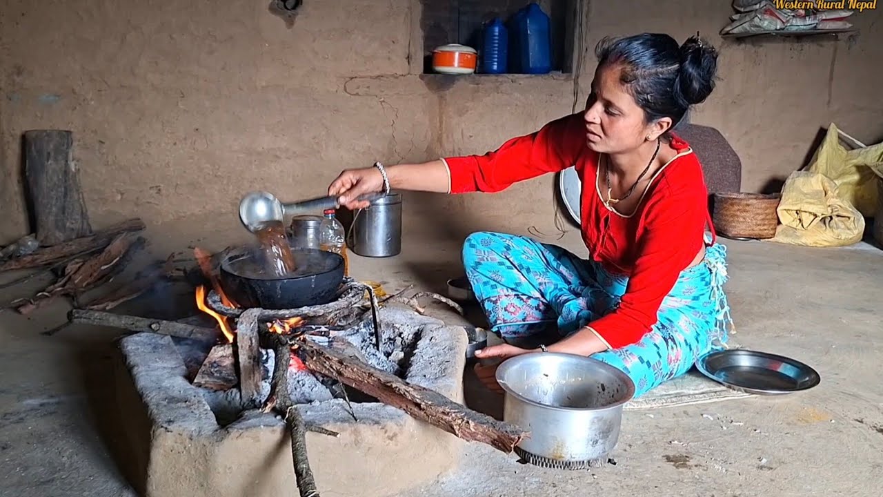 Simple Nepali Village Cooking in Western Nepal || Authentic Flavors from the Hills||
