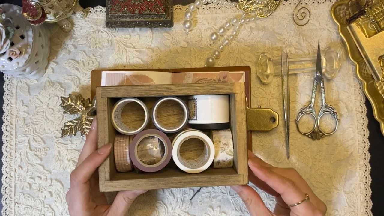 [ASMR]  | ノートを入れ替えてヴィンテージコラージュ ｜collage, Relaxing sounds | コラージュ,紙の音,睡眠,作業動画 |