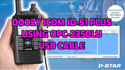 DOOZY- ID51 PLUS 2 using OPC-2350lu USB cable