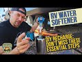 How to Backflush &amp; Recharge RV Water Softener - Is Hard Water Ruining Your RV?