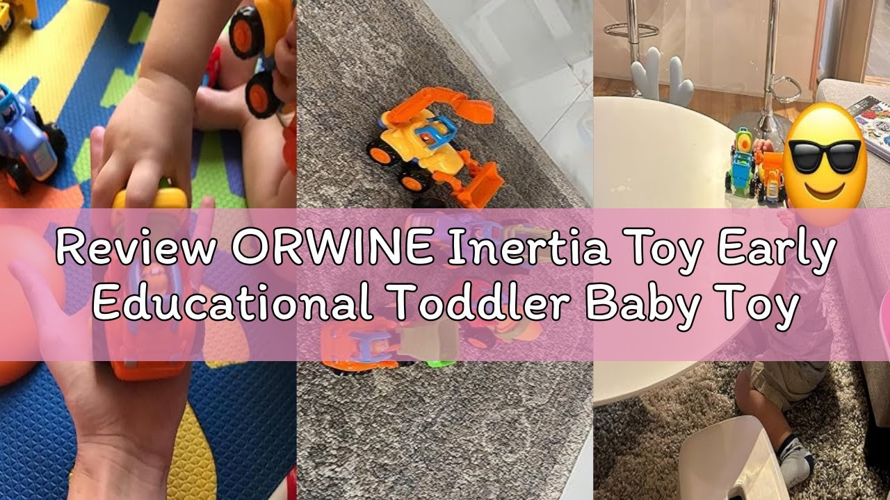 Review ORWINE Inertia Toy Early Educational Toddler Baby Toy Friction Powered Cars Push and Go Cars