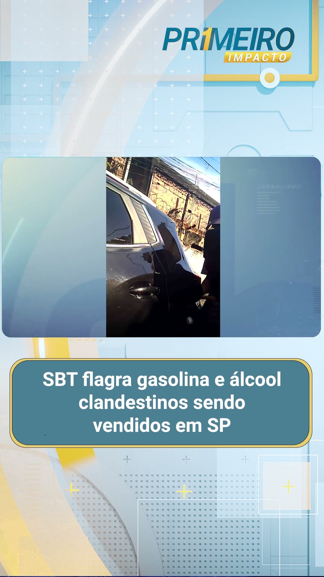 SBT flagra gasolina e álcool clandestinos sendo vendidos em SP