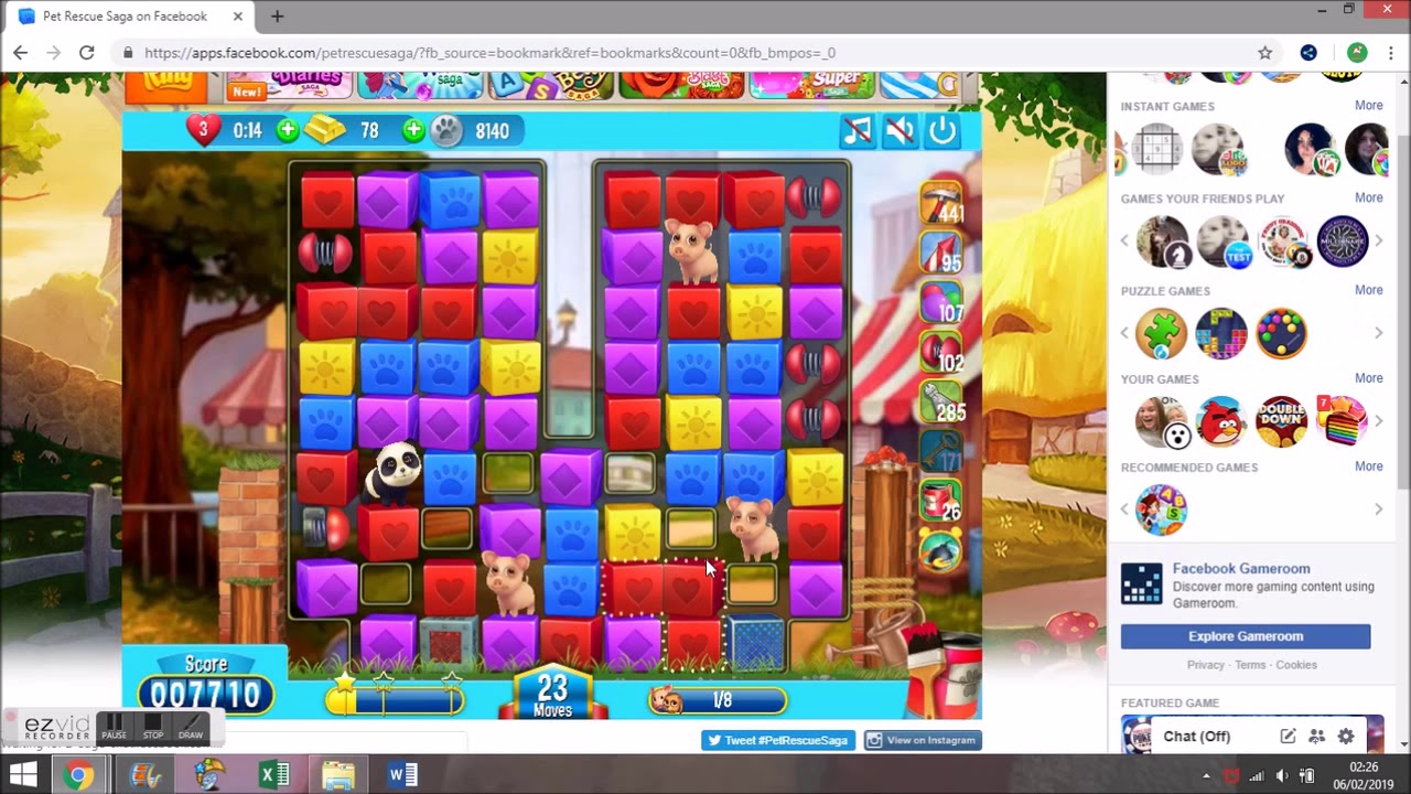 Let's Play Pet Rescue Saga On Facebook Level 789 YouTube