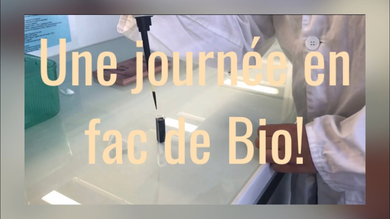 UNE JOURNÉE EN FAC DE BIOLOGIE ! SORBONNE UNIVERSITÉ
