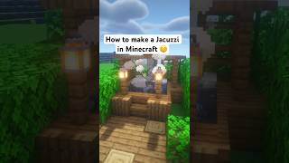 Minecraft Jacuzzi #minecraft #blendigi