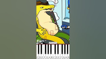 Pregnant Gummigoo (SkinnyPale) The Amazing Digital Circus Animation - Octave Piano Tutorial