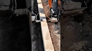 Concrete Joint Filling Work Tool Using Manual Mortar Applicator #worktool