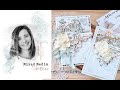 Cardmaking Tutorial by Karta Wstepu. Mixedmedia Craft O&#39;Clock Collection.