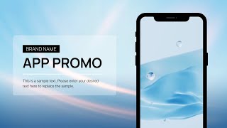 Free Blue App Promo Business Presentation Video Template (Customizable) - FlexClip
