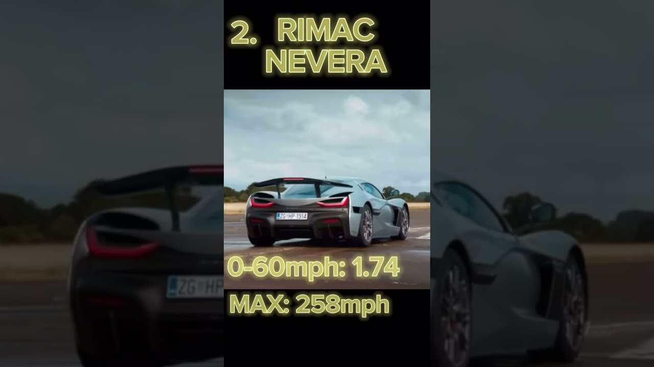 The Top THREE Fastest ELECTRIC Cars Rimac Mcmurtry