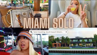 SOLO TRAVEL: MIAMI ALONE (VLOG)