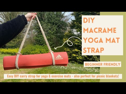 Make Your Own Yoga Mat Strap, Calling all you crafty yoga lovers 🙏