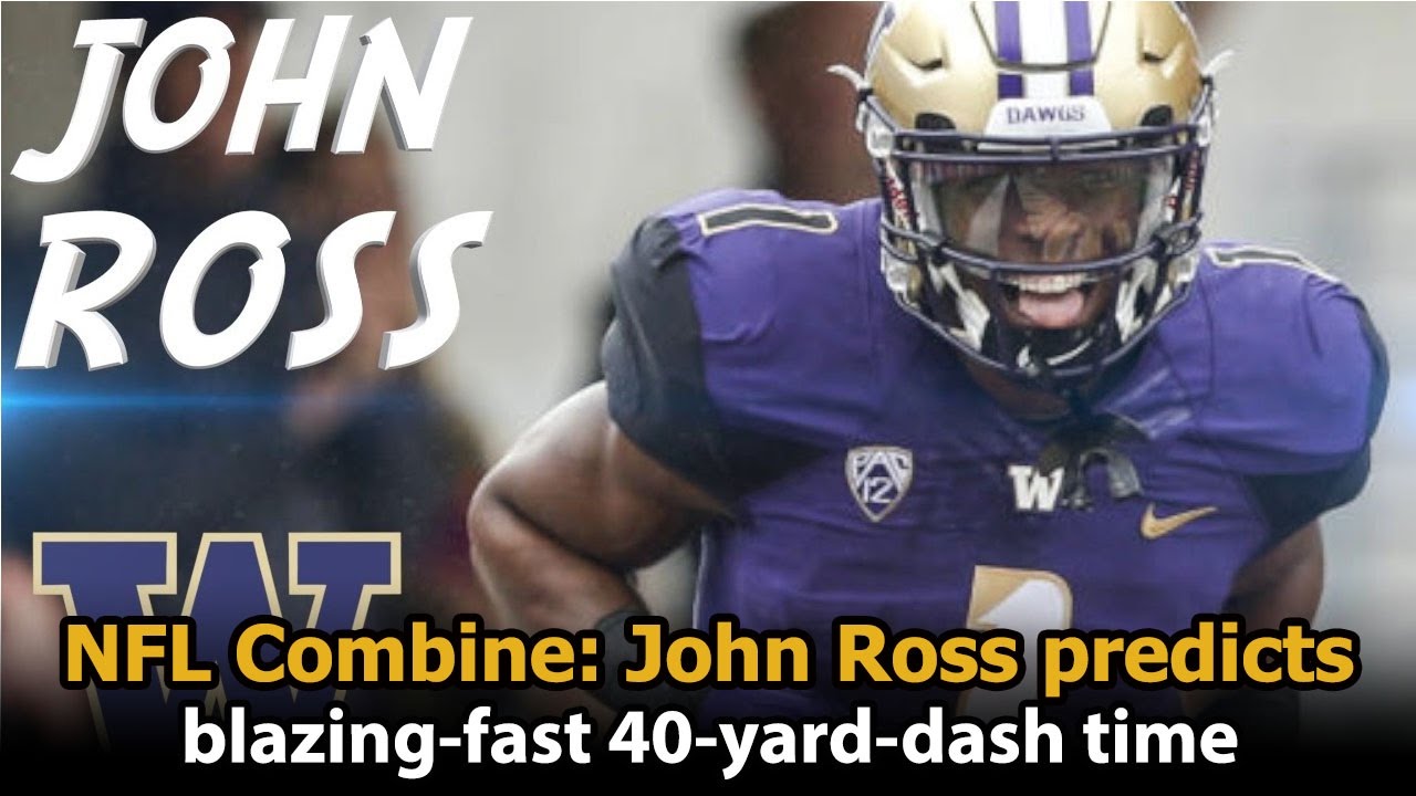 NFL Combine John Ross predicts blazing fast 40 yard dash time YouTube