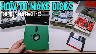 How to image and create disks for retro computers